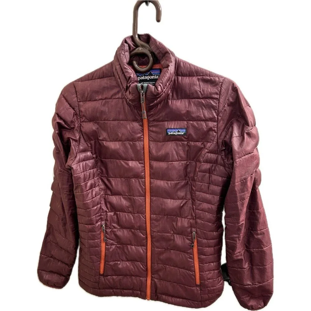 Patagonia Puff RN51884 Jacket Maroon WMNS Size XS STY84683 - Picture 1 of 12
